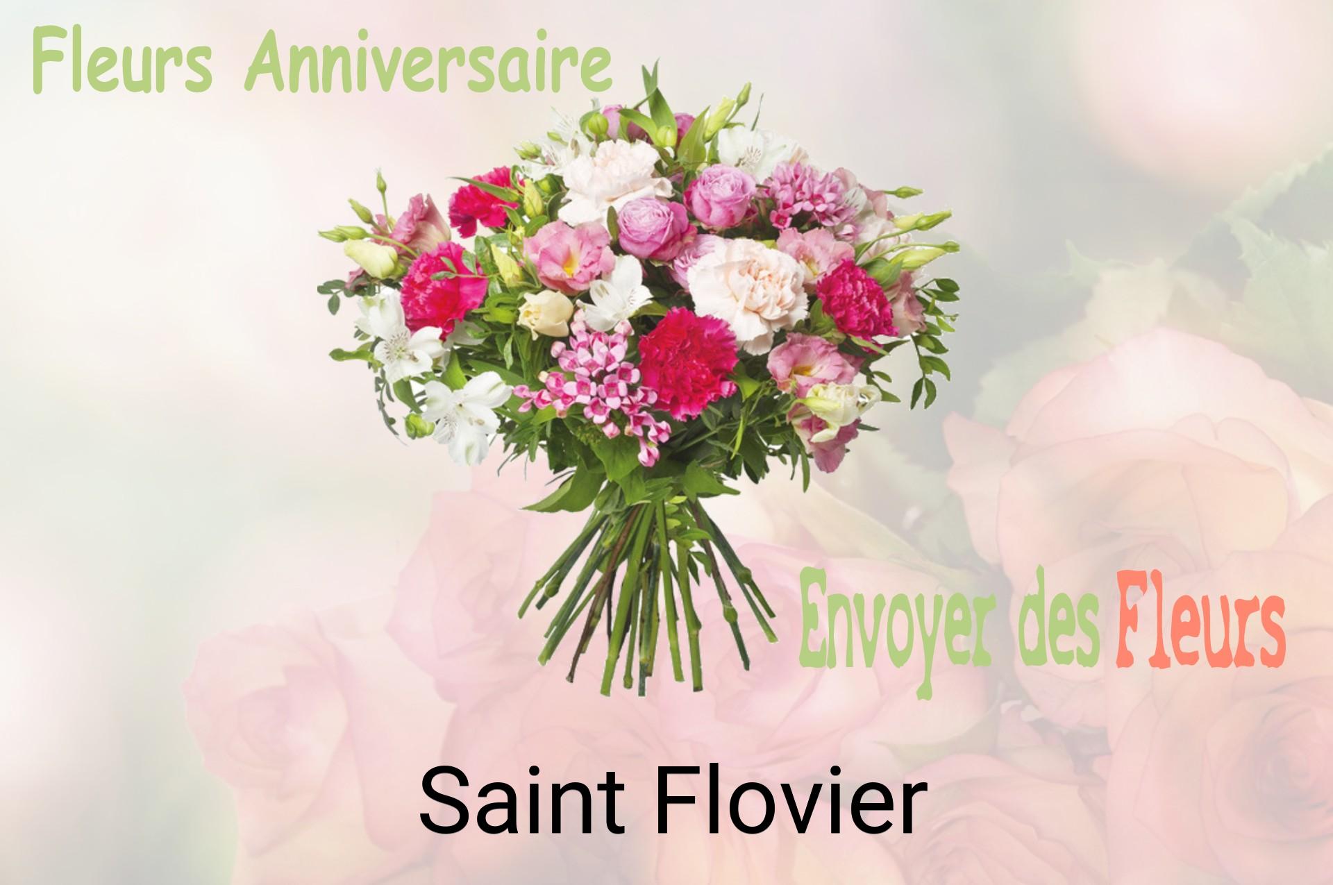 Bouquet de fleurs d’anniversaire livré à Saint-Flovier